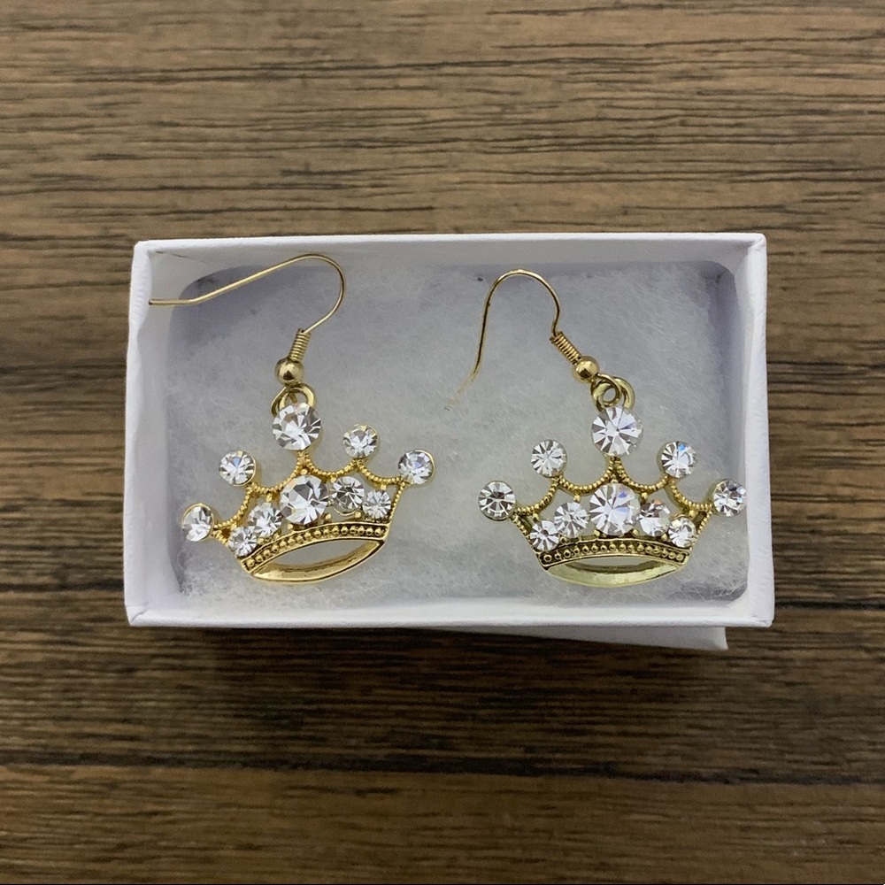 Cute Crown Earrings